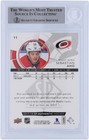 Sebastian Aho Hurricanes Signed 2017-18 Upper Deck Sp Authentic  11 Bas Card