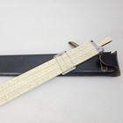 Vintage Keuffel   Esser K e 4081-3 Slide Rule W  Original Leather Case - 1947