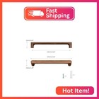 Evionlin Walnut Round 5 In 2 Pcs Wooden Drawer Pulls Handle Pulls For Cabinets K