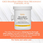 Gigi Brazilian Bikini Wax Microwave Formula Hard Wax For Hair Removal  8 Oz   No
