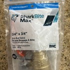 Sharkbite Max 3 4 In  Brass Push-to-connect Slip Ball Valve Part  ur24736 - New