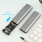 M 2 Nvme ngff Sata Ssd To Usb3 1 External Ssd Reader Converter Adapter Enclosure