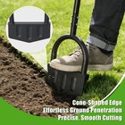 Lilyvane Heavy-duty Manual Grass Edger 41 Inch     Half Moon Lawn Edger Tool Wi   