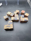 16 Vintage Circus Animal Wood Puzzle Blocks Inc 