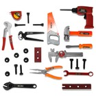 26 Pcs Kids Toddlers Tool Set Pretend Play Construction Toy Gift With Drill Saw