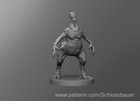 Scp 3199 Creature Monster Manual 28mm Scale Dnd D d Tabletop Miniature