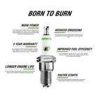 E3 E3 105 Taper Seat Cast Iron Spark Plug For Ford chevy 14mm  46  Reach 6 Pack