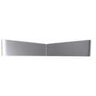13  X 10   Stainless Steel Drop Visor For Peterbilt Trucks