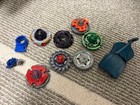 Beyblade Set Eldrago Hologium Multiple Tops Parts Launcher Custom Condition