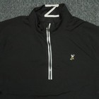 Zero Restriction Jacket Men Xl Black Half Zip Power Torque Winged Foot Golf Club