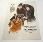 The Unknown Love - Vintage 1919 Dolores Cassinelli Silent Film - Movie Trade Ad