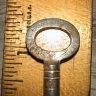 Antique Eagle Lock Co  Hollow Barrel Skeleton Key  29 Steamer Trunk Etc 