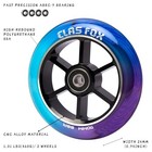 Mixture Wheels 88a Pro Stunt Scooter Wheels One Pair 110mm Purple blue green