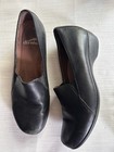 Dansko Black Leather Slip On Loafers Comfort Shoes Size 38 8 Womens