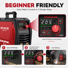 Arccaptain Arc 205 Pro 205amp Stick Welder  65  Duty Cycle Arc lift Tig Welding