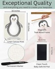 Baby Footprint Kit Penguin 16  X 20  Wall Decor  30 Msrp