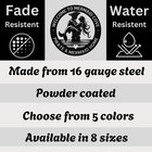 Personalized Mermaid And Pirate Metal Sign Custom Beach Home Nautical Decor Gift