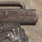 Vintage Goodyear Tractor Tires Pocket Watch Fob Sure Grip Advertising 1 75 