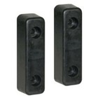 Buyers Products B5760 Molded Rubber Bumper - 2-1 4 X 2 X 7-3 4  T - Set   2