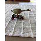 Antique German Distler Lithographed Tin Penny Toy 1900-1910 Goose Wheels