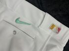 San Diego Padres Solid White Nike Team Issued Baseball Pants 34x32