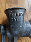 Antique Handy Cast Iron Meat Sausage Grinder  Feeney Patent