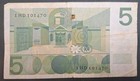 1966 Netherlands 5 Gulden P90a  1hd101470 Replacement Note  