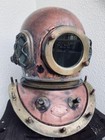 Toa Diving Divers Helmet Scuba Mask Brass Antique Retro Toa Logo