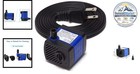 Submersible Water Pump 50 Gph 120v Adjustable Flow Aquarium Fountain Hydroponics