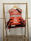 Vtg Us Coast Guard Auxiliary Mustang Survival Life Jacket Flotation Vest