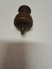 Antique Oak Turned Wood Finial Salvage Restoration Reclaimed 2 5 In  Tall