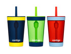 Contigo Kids 3 Pack Tumblers - Blue Green Red