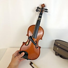 Vintage Meisel Violin With Bow And Case 1 16 As Is Parts Repair