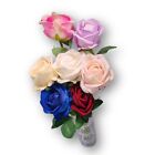 7 Pcs Silk Rose Artificial Floral Flower Wedding  Home Decor  Party  Gift Idea
