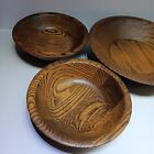 Mcm  5  Quality Heirloom Wooden Bowls 10    7  Wood Ware Rustic Oak Lebanon Mo 