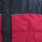 Swisstech Jacket Youth 18 Red Black Hooded Puffer Insulated Warm Winter Coat