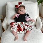 Real Realistic Reborn Baby Dolls Vinyl Silicone Lifelike Newborn Girl Doll Gift