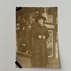 Antique Sepia Snapshot Photograph Set Movie Theater Poster A Box Office