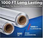 12  X 1000   1 Pack  Standard Aluminum Foil Roll - Food Service Disposable