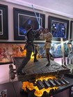 Custom Obi-wan Vs Anakin Mustafar Star Wars Epiii 1 4 Statue