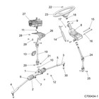Polaris Steering Shaft With Joint  Lower  For Ranger Models - 1823667