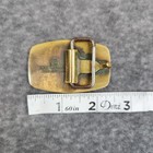Vintage Masonic Belt Buckle Brass Freemasonry Symbol
