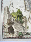 Egypt 1753 Robert De Vaugondy Large Antique Engraved Map 18th Century