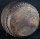 Antique Japan Buddhist Drum Taiko Hand Craft 1800s Temple Instrument