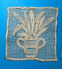 Antique Lace - 3 Inlay Squares - Net Unicorn - Spindle Vases
