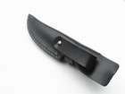 Leather Sheath Fixed Blade Straight Knife Sheath Scabbard Pouch Black Belt Loop