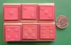 Teachers Rubber Stamp Set Of 6 Dice  Wood Mounted Rubber Stamps