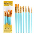 Best Model Miniature Paint Brushes Small Detail Art Paint Brush With Set 10 Pcs