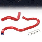 Silicone Radiator Hose Kit 1999-2006 Silverado 1500 Upper Lower Red With Clamps