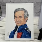 2007 Sport Kings Bill Shoemaker  36 Original Approx  6x9 Art Card Signed Horse